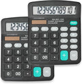2 Pack Calculator Bulk, 12 Digits Calculators Desktop by YesBes