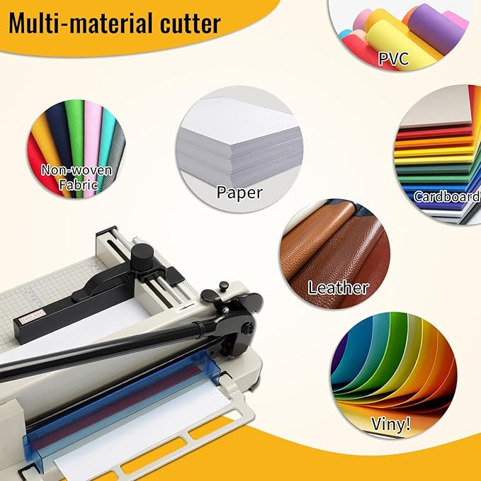 Guillotine Paper Cutter Heavy Duty 400 Sheet Capacity，Paper Cutter 12 Inch - Image 6