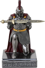 CYXStar Roman Praetorian Prefect Warrior Knight Pen Holder Desk Ornament Resin - Image 3