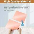 Silunkia 100 Sheets Pink Shimmer Cardstock 8.5 x 11 Crafts Paper, 200gsm/75lb - Image 4
