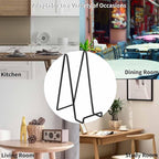 Decolore 4 Pack 10 Inch Large Display Stands Square Plate Holder Display Stand - Image 6