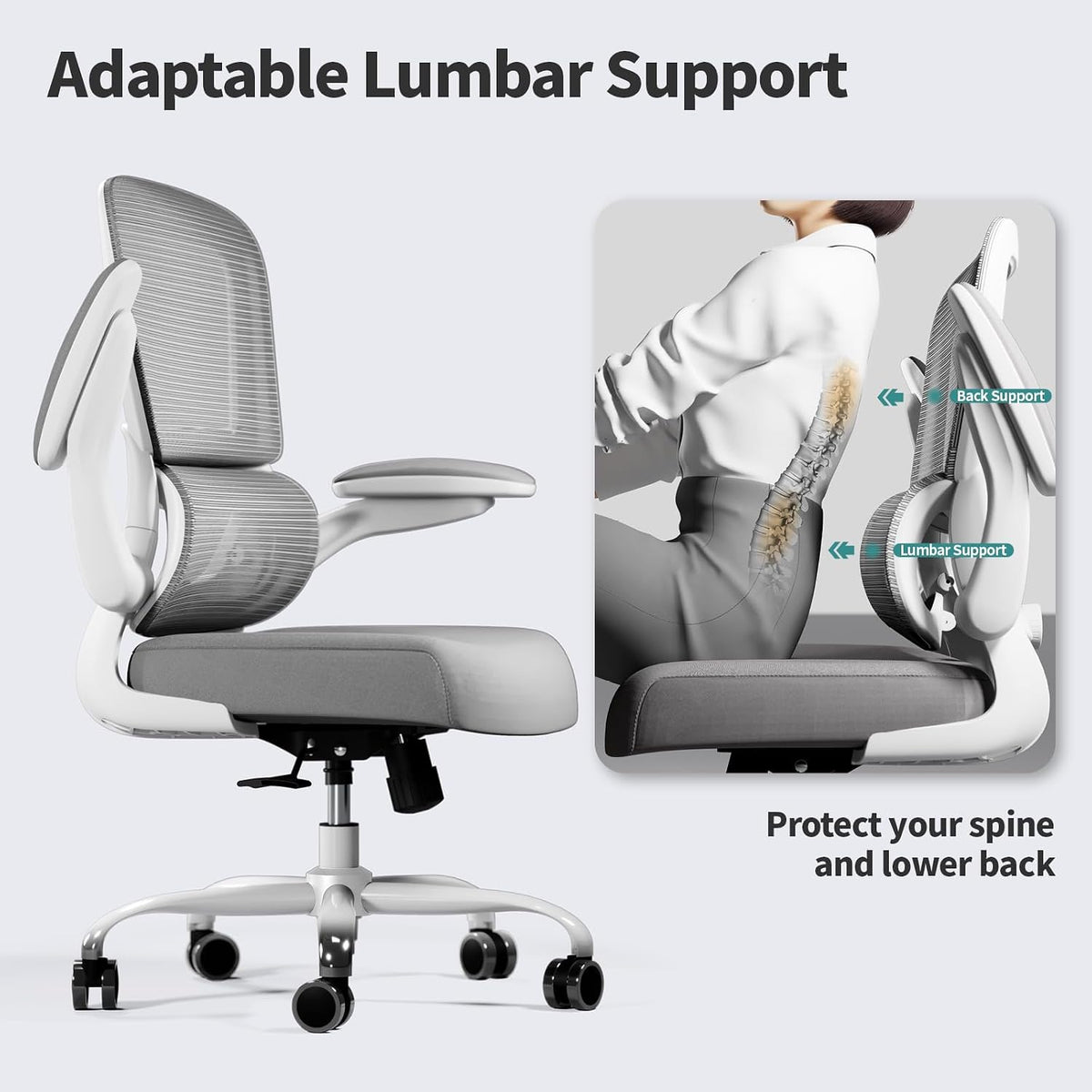 tralt office chair - ergonomic desk chair with on a desk or shelf