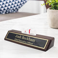 Business Wood Name Plate for Desk | Custom Desk Name Plate Personalized Gift by EngravingInternational