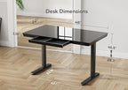 Claiks Glass Standing Desk - Image 3