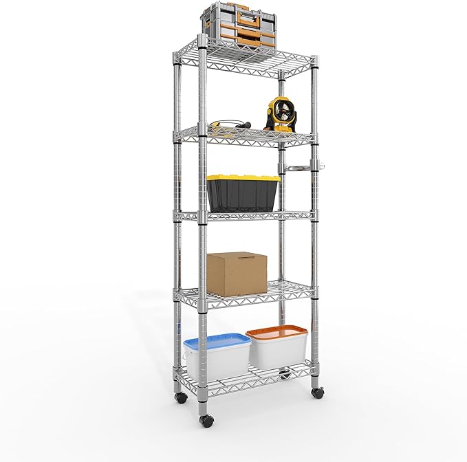 Metal Storage Shelves 5 Tier by Unknown
