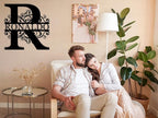 ENFODREAM Custom Metal Name Sign | Personalized Split Letter Monogram | Rustic - Image 2