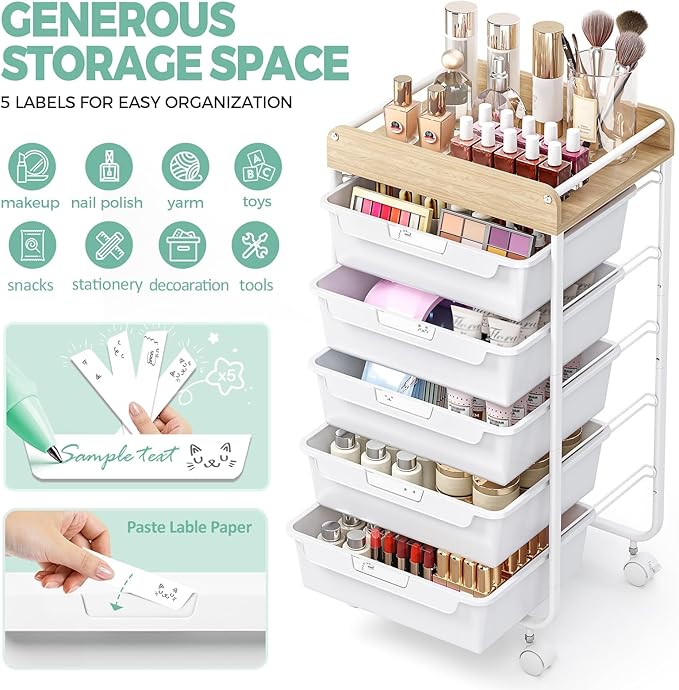 Rolling Storage Utility Cart - Image 4