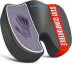CushZone Seat Cushion, Office Chair Cushions, Car Seat Cushion, Non-Slip by CushZone