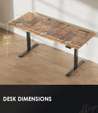 OffiGo 79 Inch Executive Electric Standing Desk, Height Adjustable Desk - Image 8