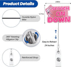 Scooch on Down Funny OBGYN Badge Reel | Retractable ID Card Labor and Delivery - Image 2