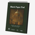 Fuxi Black Sketchbook 11x14 Inches, 60 Sheets, Hard Cover Spiral Bound | Black by SketchBook