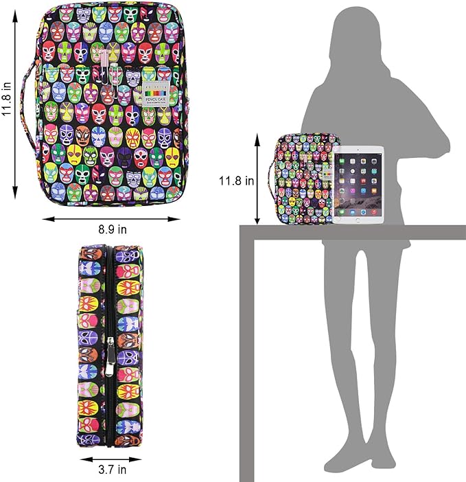 YOUSHARES Colored Pencil Case 220 Slots Pen Case Organizer - Image 6