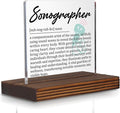 Sonographer Gifts, Thank You Desk Sign by Pariveca