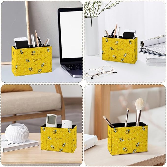 Famame Honeycomb Cute Bee Pencil Holder - Image 4