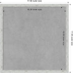 Amanti Art Silver Framed Magnetic Board 17x17 Small Vision Board - Image 3