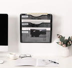 EasyPAG 3 Pocket Mesh Wall File Organizer, Hanging Paper Folder Holder - Image 6