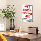 Custom Sign Personalized Custom Metal Sign, Customize - Image 4