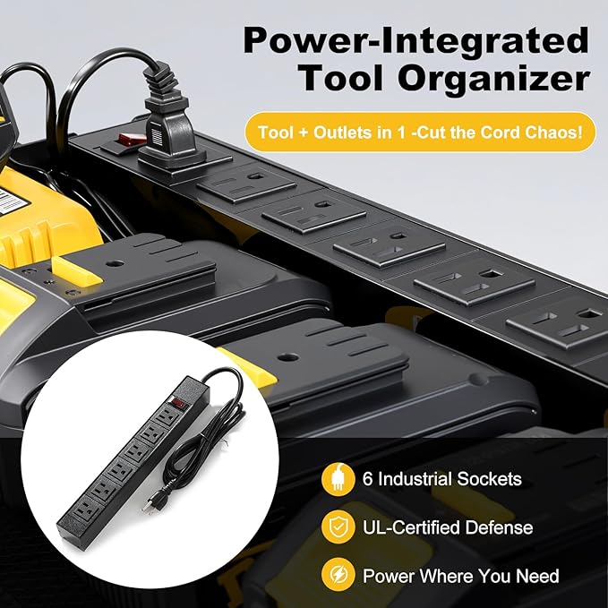 ERVNYNT 3 layers power tool organizer Loads 150lbs - Image 3