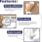 POLYSELLS Self Adhesive Address Shipping Labels - Image 3