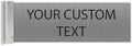 ALPHA DOG SIGNS Custom Projecting Hallway Nameplate, Personalized 2-Line Text by AlphaDog