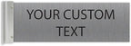 ALPHA DOG SIGNS Custom Projecting Hallway Nameplate, Personalized 2-Line Text by AlphaDog