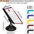 Antner 10-Pocket Desktop Reference & Display System - Image 2