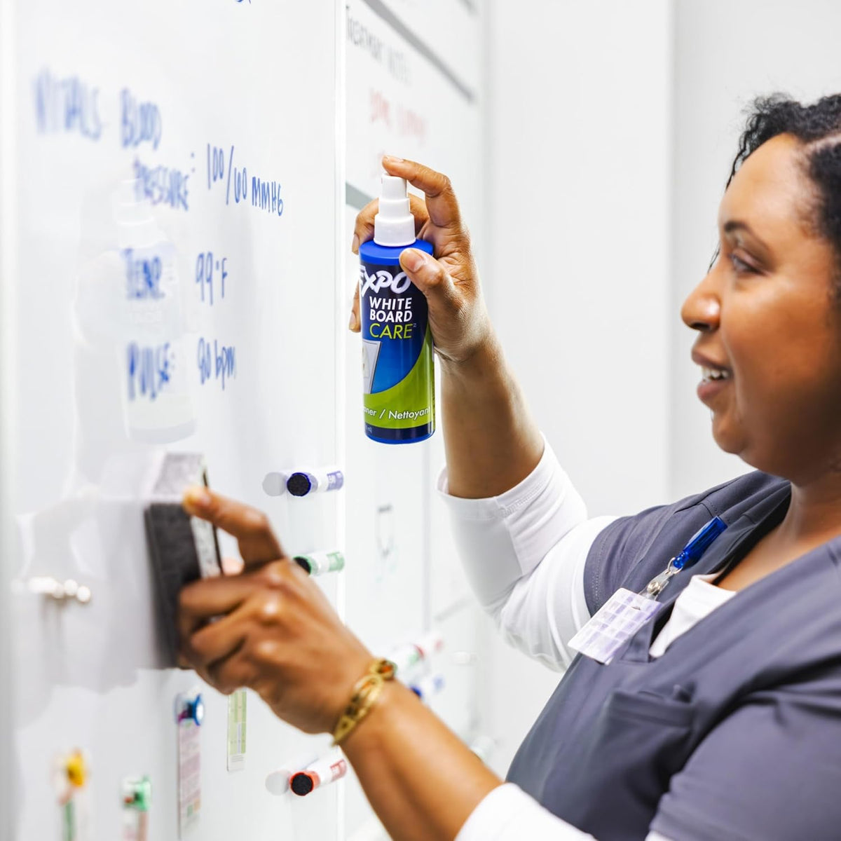 EXPO Dry Erase Whiteboard Cleaning Spray, 8 oz. (Pack of 12)
