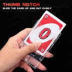 Gersoniel 50 Pieces Vertical 2 Card Heavy Duty Badge Holder Hard Plastic Clear - Image 4