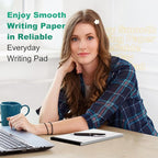 Roneky Legal Pads 5x8 Inch, 4 Pack, Narrow Ruled, 5x8 White Legal Pad, Mini - Image 6