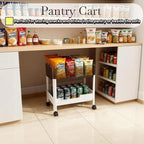 LiWNYRK 2 Tier Rolling Cart - Image 8