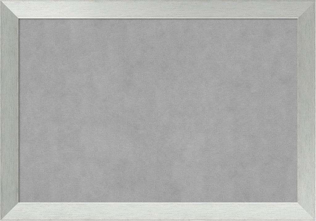 Amanti Art Silver Framed Magnetic Board 28x40 Large Vision Board