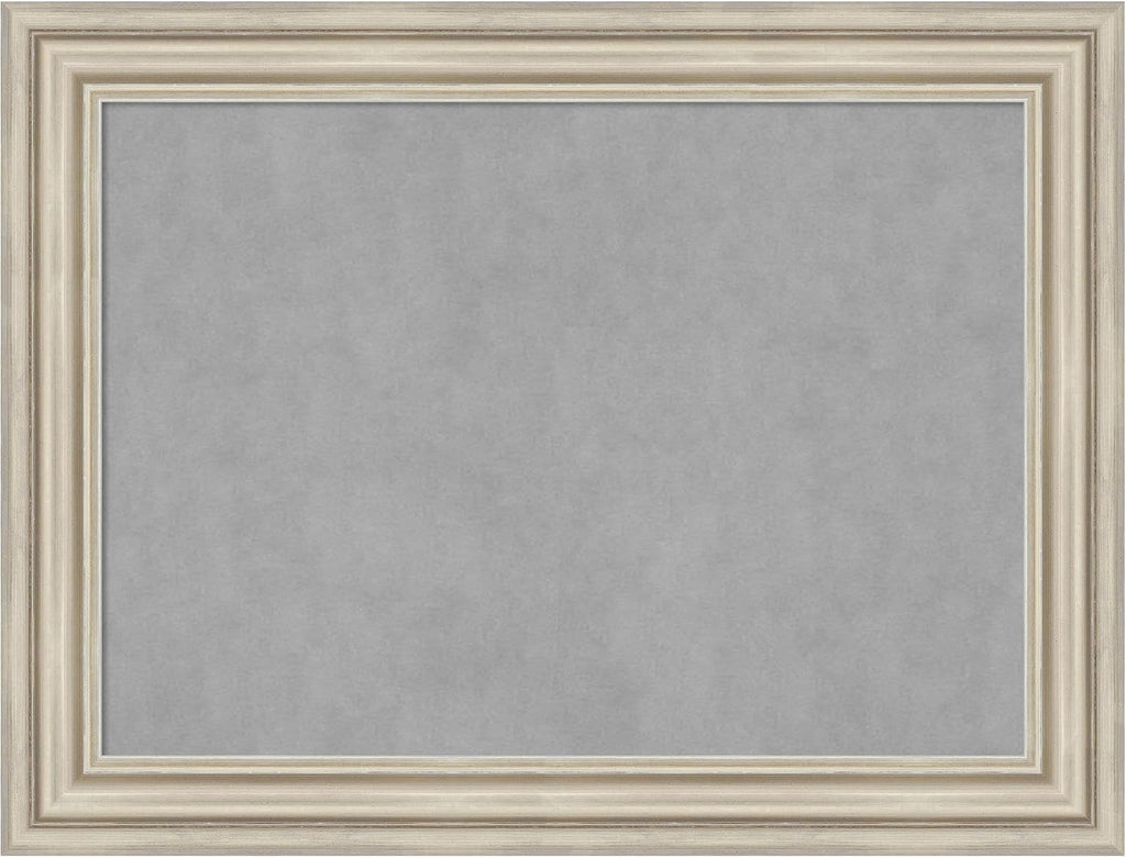 Amanti Art Silver Framed Magnetic Board 26x34 Medium Vision Board