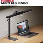 honeywell hj1bk eye-caring 1200lm led architect desk lamp showing dimensions