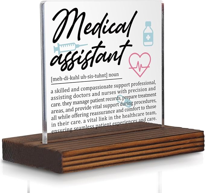 Medical Assistant Gifts, Thank You Appreciation Gifts forMA Professionals Week by Pariveca