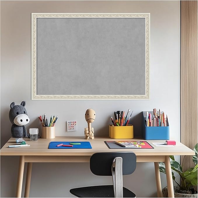 Amanti Art Silver Framed Magnetic Board 22x30 Medium Vision Board - Image 6