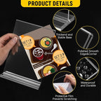 Dynta Acrylic Sign Holder 8.5 x 11 Inches 14 Pack Double Sided Clear Display - Image 4