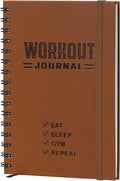 Nextnoid Hardcover Fitness Journal Workout Planner by Nextnoid