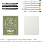 Speedball Hand-Lettering & Journaling Set, Brush Tip Pens Calligraphy, Bullet - Image 3