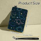 BWEGRHE Small Travel Wallets, Fun Dinosaurs Slim Minimalist Front Pocket Wallet - Image 2