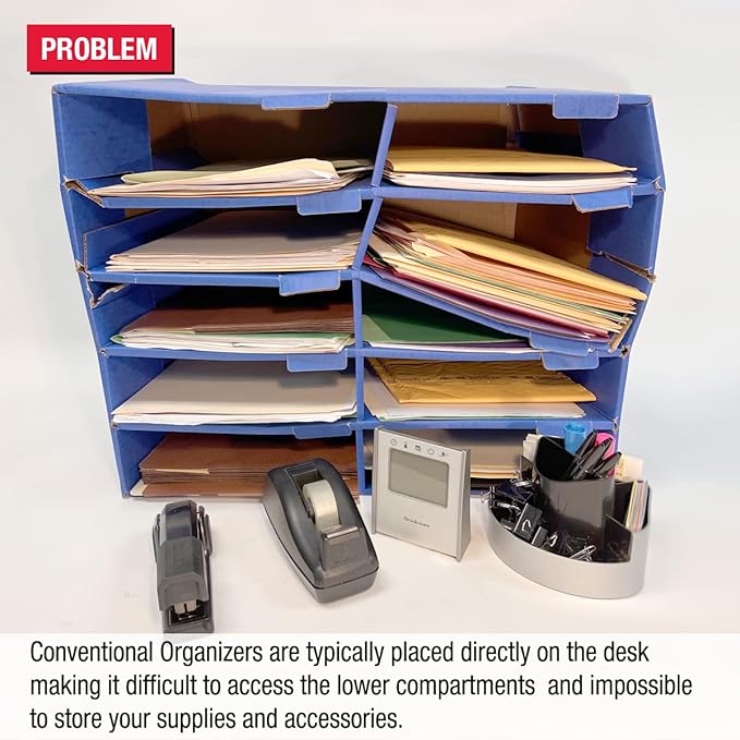 Ultimate Office TierDrop Riser Storage Base Lifts Your Sorter 5 Inches Off of - Image 2