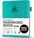 Clever Fox Password Book with alphabetical tabs. Internet Address Organizer by CleverFox