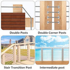 200 Pack Cable Railing Protector Sleeves, T316 Stainless Steel Protective - Image 4