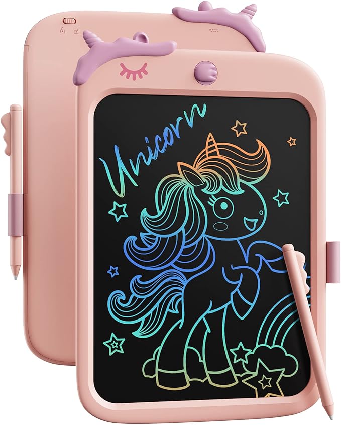 10 Inch Writing Tablet for Kids, Unicorn Toys Gifts for Girls Aged 3-5 by KIKAPABIToys