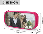 Nigmuye Custom Pencil Case Personalized Add Photo Text Pen Bag Large Capacity - Image 4