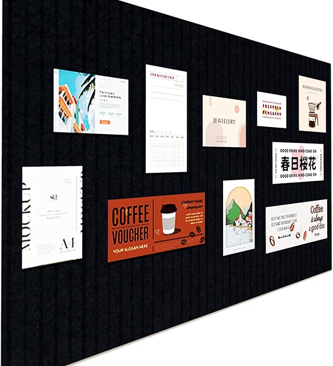 Large Felt Wall Tiles Cork Boards by Unknown