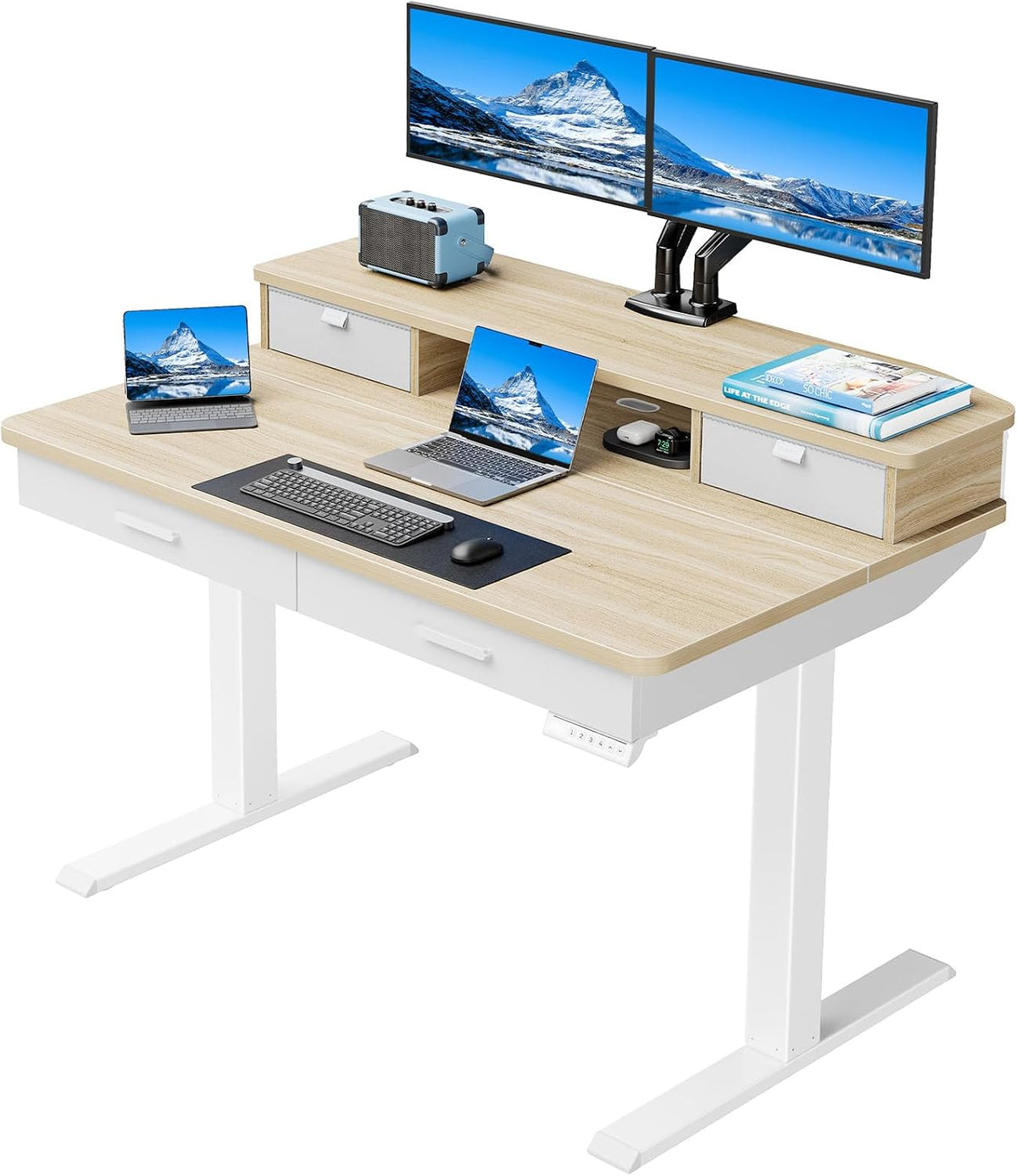 HUANUO 48 x 30 inch Electric Standing Desk
