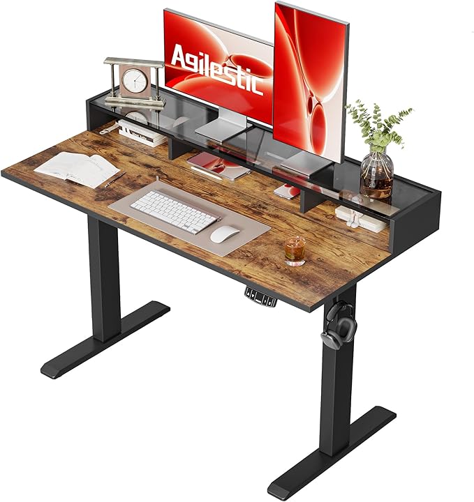 Agilestic Glass Standing Desk by Agilestic