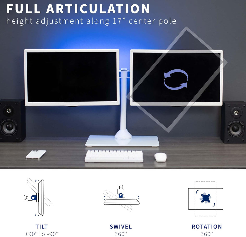 vivo dual monitor desk stand for 13 to, package contents
