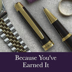 Bond & Regent Gloss Black & 24 Karat Gold | Certified Luxury Grade Rollerball - Image 5