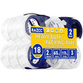 RAZCC Clear Packing Tape, 18 Rolls Heavy Duty Packaging Tape by RAZCC